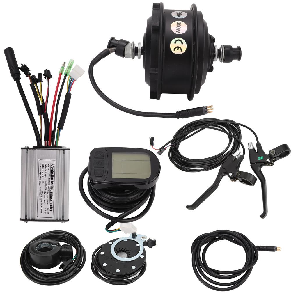 Комплект для переоборудования горного велосипеда 36 В 350 Вт, модифицированный мотор переднего привода для горного велосипеда, электровелосипеда, подходит для 26-дюймового