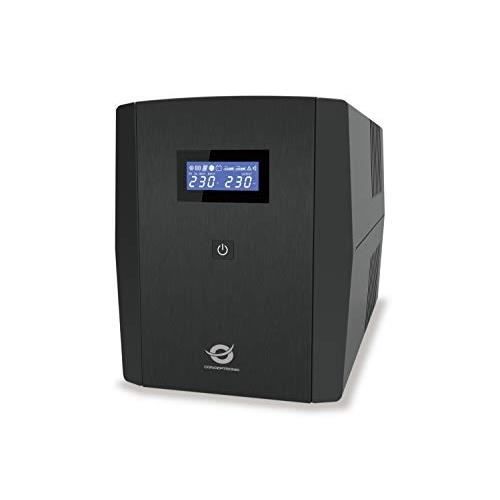 Alimentation D'énergie Non Interruptible - CONCEPTRONIC - ZEUS03EM - 1200 VA - 720 W - Compact Noir