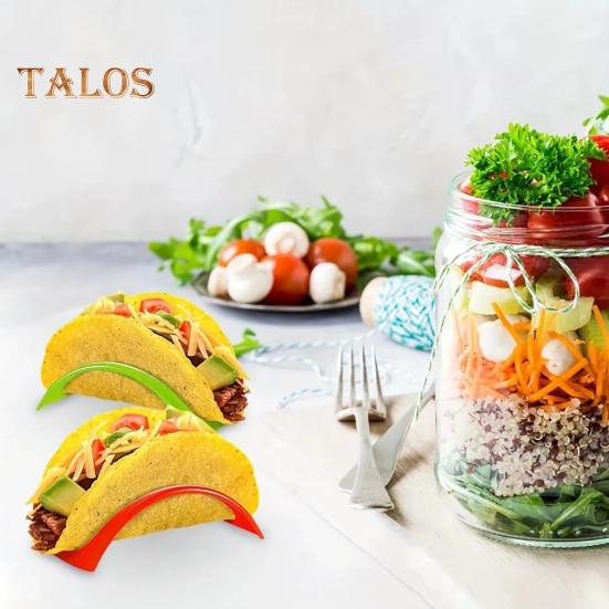 10 шт., держатель для тако, прочный, легкий, пищевой, маленький, пластиковый, подставка для тако, подставка для мексиканских блинов, тако
