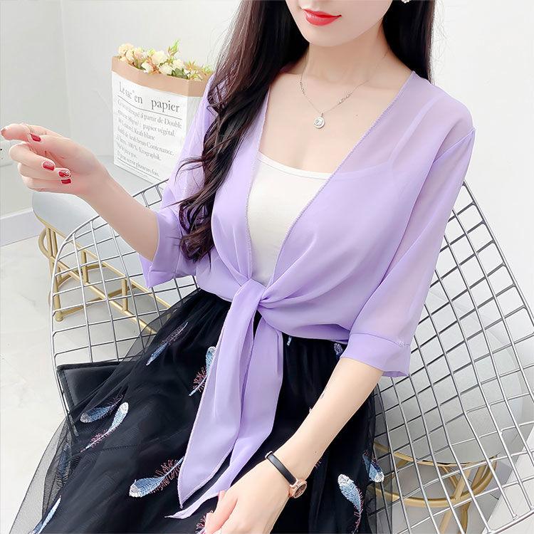 Short Jacket Plus Size Women's Lace Sun Protection Clothing Women's Thin Summer Cardigan Shawl Outer Outfit