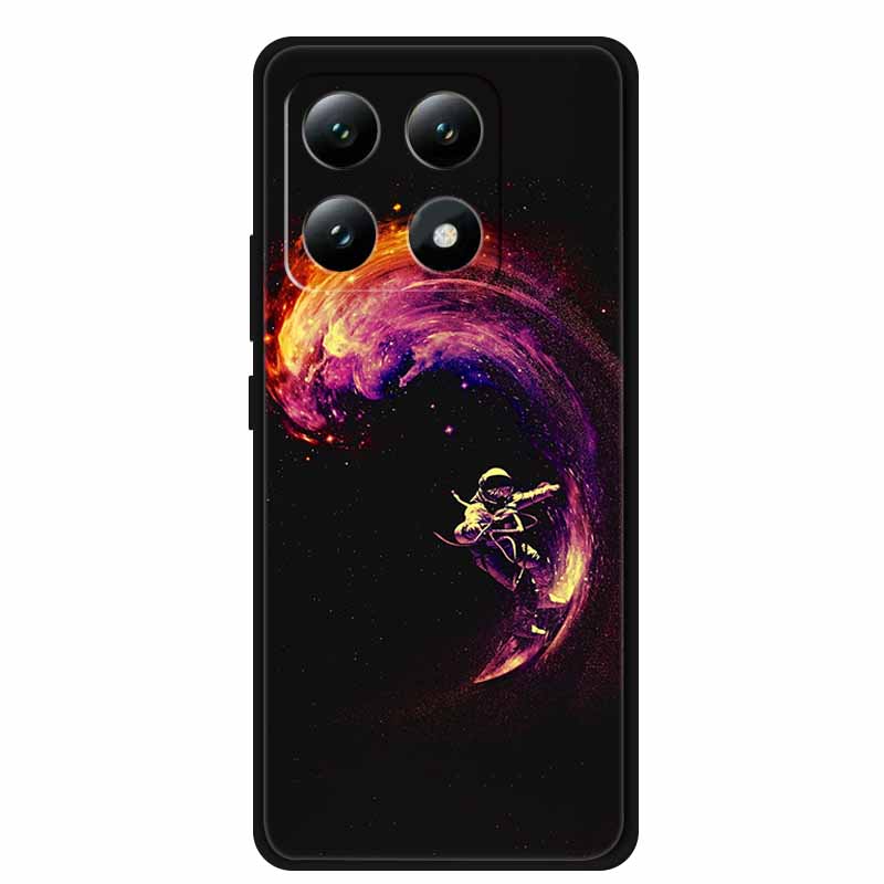 For Xiaomi 15T 5G Case Silicone Luxury Animal TPU Soft Printing Bumper for Xiaomi 15T Pro 5G Starry Sky Scenery Shockproof Cover
