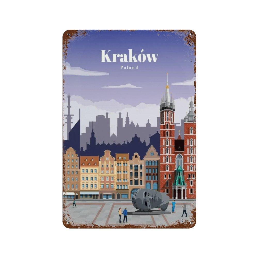 Amsterdam London Iceland Bali Travel Poster Metal Sign Plaque Retro Plates For Club Man Cave Bar Hotel Cafe Wall Decor