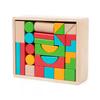 Creative Blocks Wooden Set With 50 Big Pieces For Kids Learning And Imagination