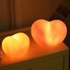 1 шт. милый ночник в форме сердца виниловый светодиодный ночник прикроватный сенсорный детский ночник для детской комнаты подарок на день рождения