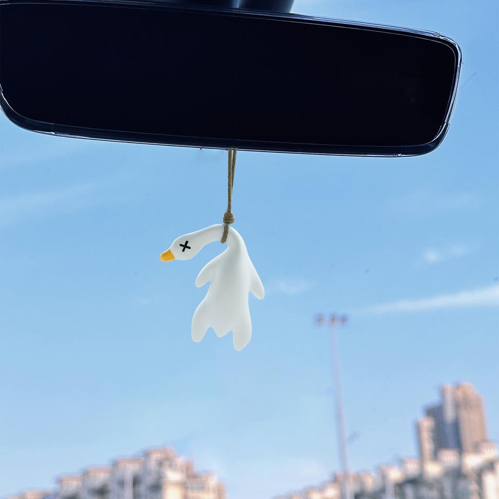 Car Roast Ducks Car Rearview Mirror Pendant Car Interior Decoration Small Roast Ducks Car Pendant