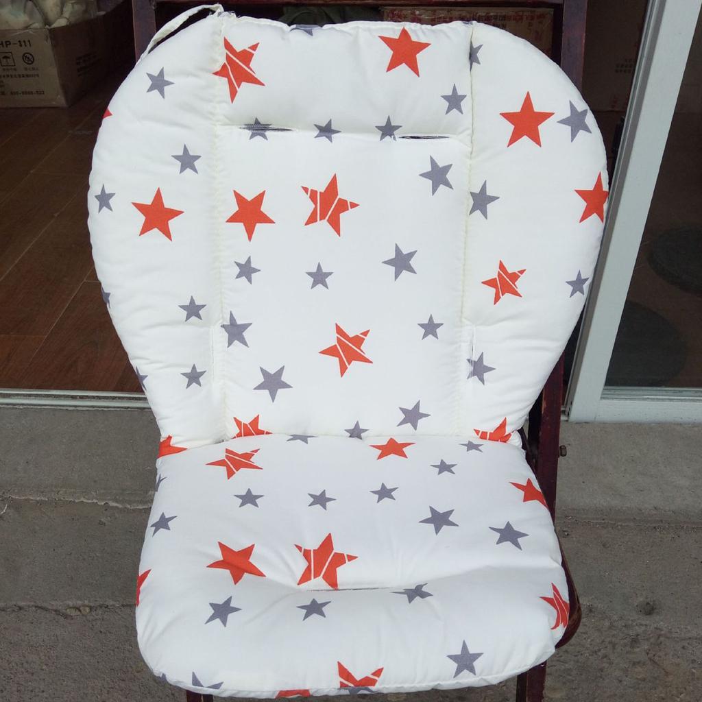 Baby Cushion for High Chair, Baby Stroller Seat Cushion, Cute Animal Pattern Cushion Soft Double-Sided Thick Cushion Breathable