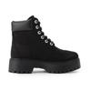 Timberland Женские 6-дюймовые ботинки на платформе Черный нубук A5rh5
