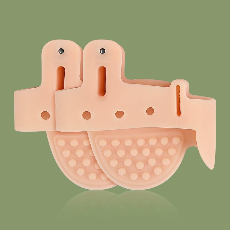 Magnet Toe Splitter, Foot Pellet Massage, Shock Absorption and Relaxation, Forefoot Half-yard Pad, Soft and Anti-wear Foot Pinch Orthosis