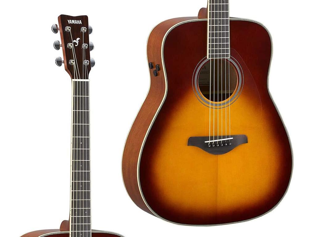 Yamaha YAMAHA Guitar Transacoustic Guitar BS Can use reverb and chorus without using amps or effects Soft case included FS-TA
