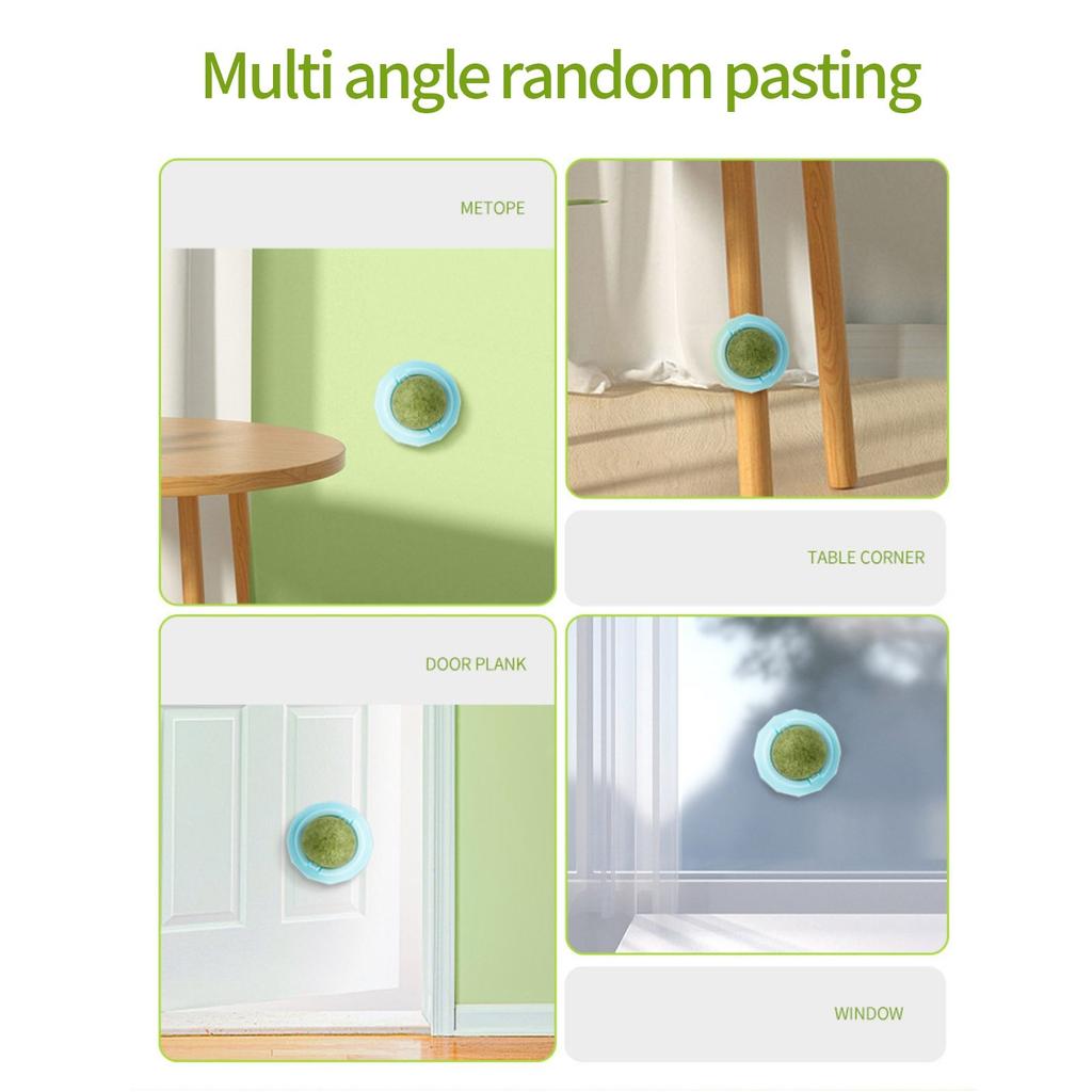 Мяч из кошачьей мяты Вращающийся шар для чистки зубов Самовеселый устойчивый к укусам интерактивная игрушка Деревянный шар Тянь Ляо