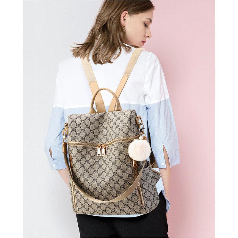 Женский рюкзак, роскошный брендовый дизайн, рюкзаки Traval, женский рюкзак, модная сумка из искусственной кожи с принтом и узором