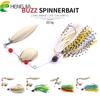 1pc HENGJIA Spinnerbaits with Blade Fishing Lure Spoon Skirt 20.5g/0.72oz