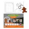 Creative Leisure Kit - Plastic Dingue - Treats - 2 Sheets - 6 Key Rings - Mixed