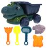 Игрушечные тележки S Песчаный пляж Kidsset Копание Открытый замок динозавра Песочница Летние игры Дети для малышей Детские пляжные игрушки Игры