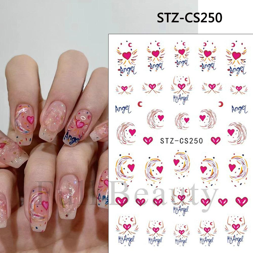 Nail Art Stickers Ins Cartoon Cute Puppy Bunny Niche Adhesive Nail Stickers