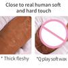 Носимый Реалистичный Большой Пенис Дилдо для Женщин Трусики Гибкие Дилдо для Точки G Дик с Трусами Силиконовые Секс-Игрушки для лесбиянок
