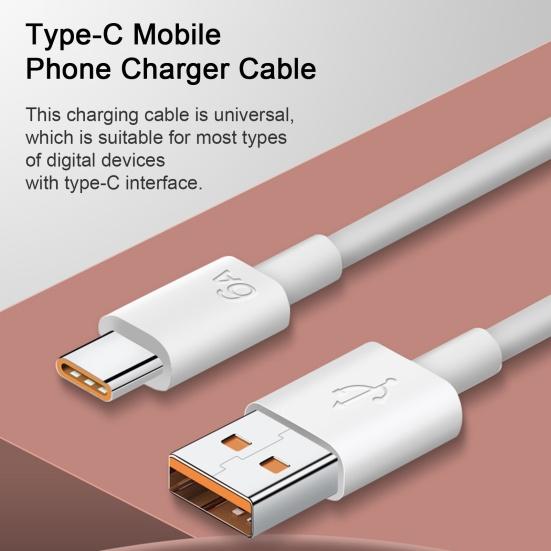 Charging Cord Widely Compatible Data Transmission PVC Creative Type-C Smart Phone