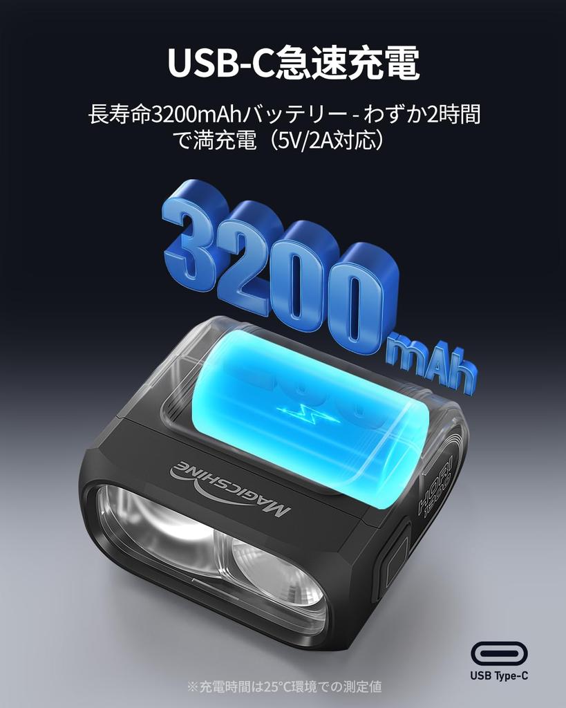Велосипедный фонарь Magicshine Hori 1300 для шоссейного велосипеда со светом 1300 IPX6 Идеально подходит для ночного времени и как идеальный фонарь для случаев землетрясений и стихийных бедствий,