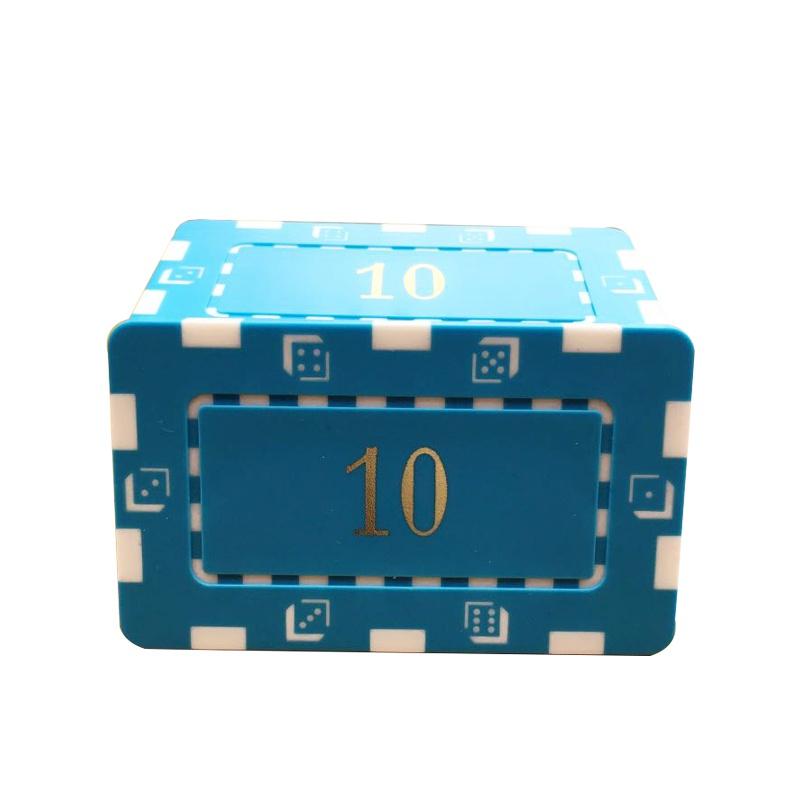 10 шт./лот глиняные фишки для покера Лас-Вегаса, набор 14 г, фишки для казино, карты для покера, развлечения, долларовые монеты, карточная игра, Лас-Вегас