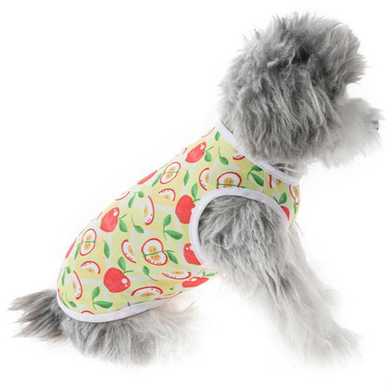Pet Vest Puppy Shirt Breathable Soft Fabric Wear-Resistant Cute Summer Dog Clothes Printed Pet T-Shirt