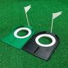 1PC Golf Putting Cup with Flag, Portable Practice Golf Hole Training Aids for Kids Adults Indoor Outdoor Home Office Yard Lawn