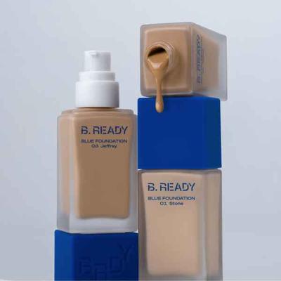 В. READY Blue Foundation 1,18 унций / 35 мл SPF27+ PA++, Макияж, Kbeauty, корейская косметика, пробник