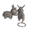Милый ослик, светодиодный брелок, мини-фонарик, звуковой брелок, детские игрушки с героями мультфильмов