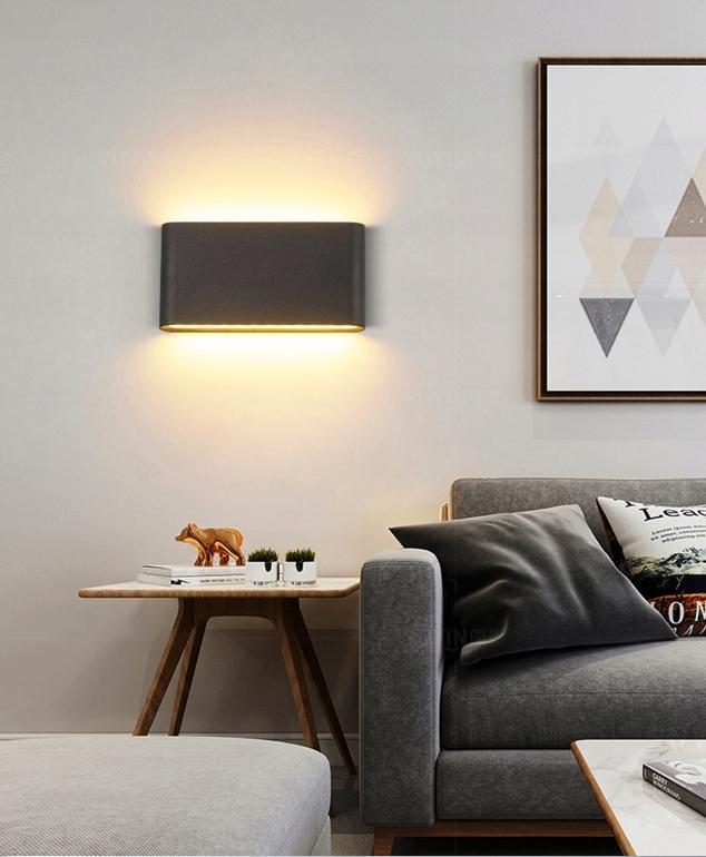 LED Wall Sconce Outdoor Indoor Lamp Up Down Fashionable 6W Metal