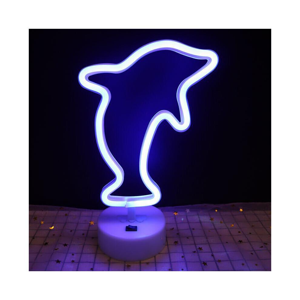 (Love sign light) Upgrade Neon Night Light Rabbit Vibrato Anchor Bigmouth Bird Creative Night Light Spot