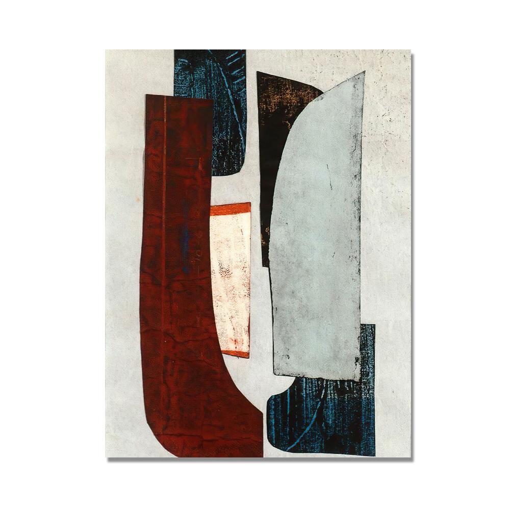 Абстрактные ретро черные геометрические постеры и принты холст картины куадрос настенные художественные картины для гостиной домашний декор