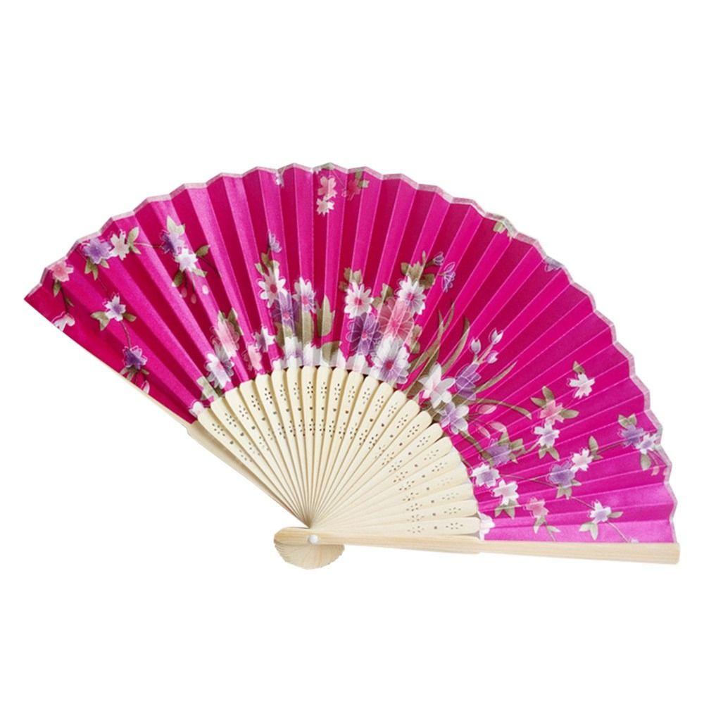 Bamboo Vintage Home Decoration Photography Prop Hand Held Folding Fan Wedding Gifts Ornament Fan