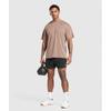 Gymshark Oversized Performance T shirT Mocha Mauve A6a4w Nccx