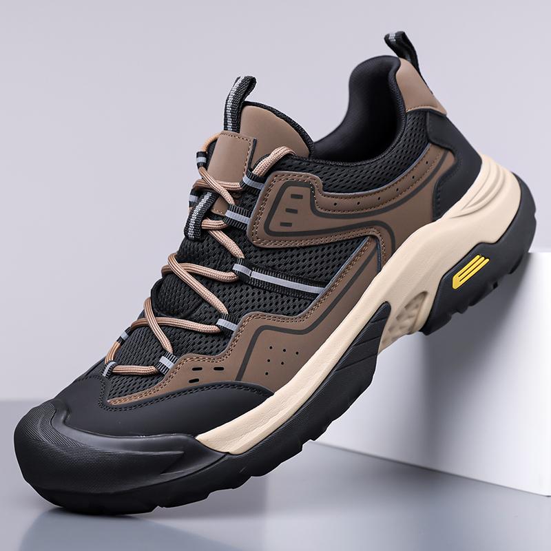 Модные дышащие балетки, удобная обувь для ходьбы, легкие мужские спортивные модные кроссовки, мужская сетчатая обувь на шнуровке для повседневной носки