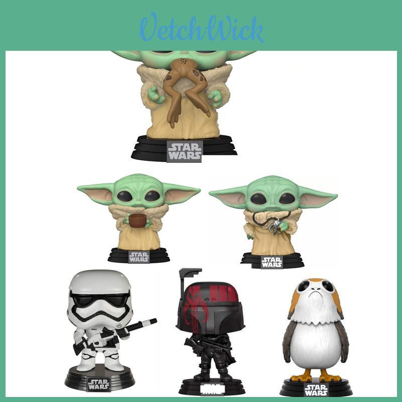 Star Wars Pop Mandalorian Baby Yoda Boba Fett Action Figure Collectible**