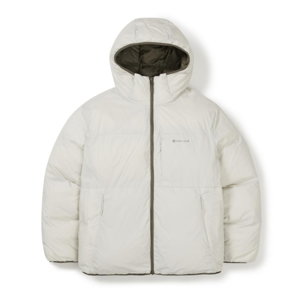 [Snowpeak] Air Nova Pertex Reversible Hood Heavy Down Jacket Yellow Khaki (S25WUPDJ14)