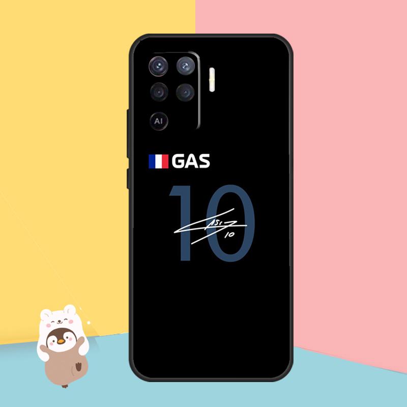 Pierre Gasly 10 F1 Phone Case For OPPO A15 A16 A5S A5 A9 A31 A53 A53S A52 A72 A83 A91 A93 A54 A74 A94 Cover