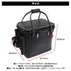 DRESS Bakkan Mini Mesh Stealth Black 17L Rod Holder EVA Multifunctional Fishing Fishing Gear Fishing Case Disaster Prevention Storage Container Tackle