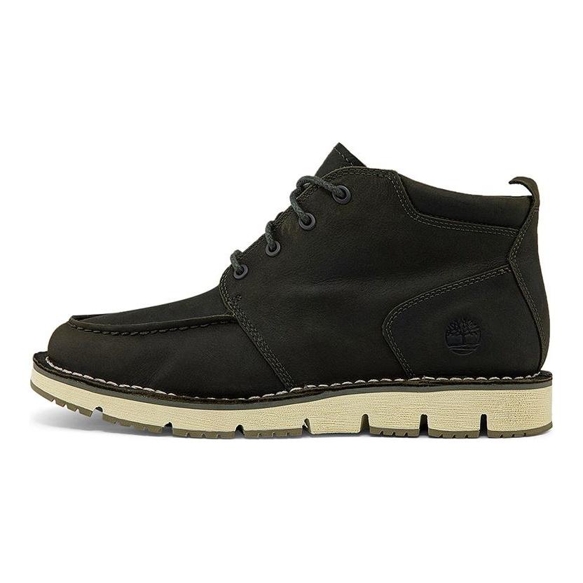 Timberland Chukka Прочные амортизирующие удобные ботинки для отдыха на открытом воздухе по щиколотку мужские ботинки черного цвета A2GQQW