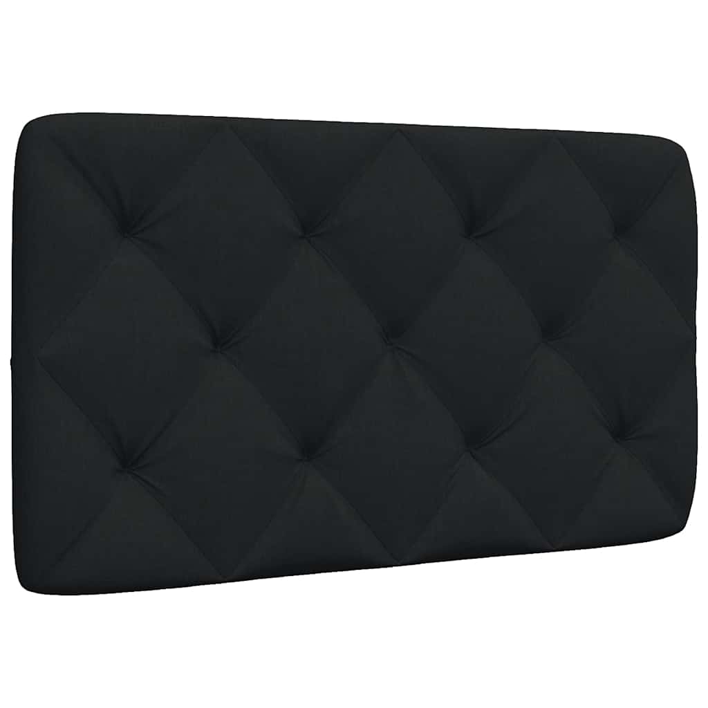 Headboard Cushion Black 90 cm Fabric