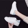 Fashion Women's Vulcanize Shoes 2024 New In Casual Classic Solid Color PU Leather Shoes Woman Casual White Shoes Sneakers