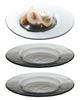 Toyo Sasaki Glass Plates Recycled Plates 240 Set of 3 Large Plates Round Plates Dishes Glass Plates Tableware 46052ESM