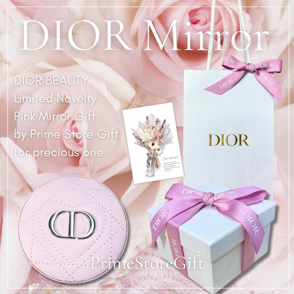 Набор и упаковка DIOR Dior beauty MIRROR КАРМАННОЕ ЗЕРКАЛО Розовый (с подарочной коробкой для покупок)