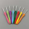 8Pcs/Set  2.5-6.0Mm Aluminum Crochet Needles Cushioned Handles Knitting Needles