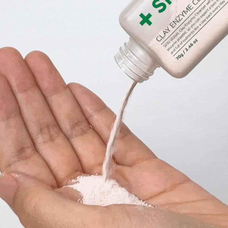 SKIN SIGNAL Энзимное очищающее средство с розовой глиной 70г
