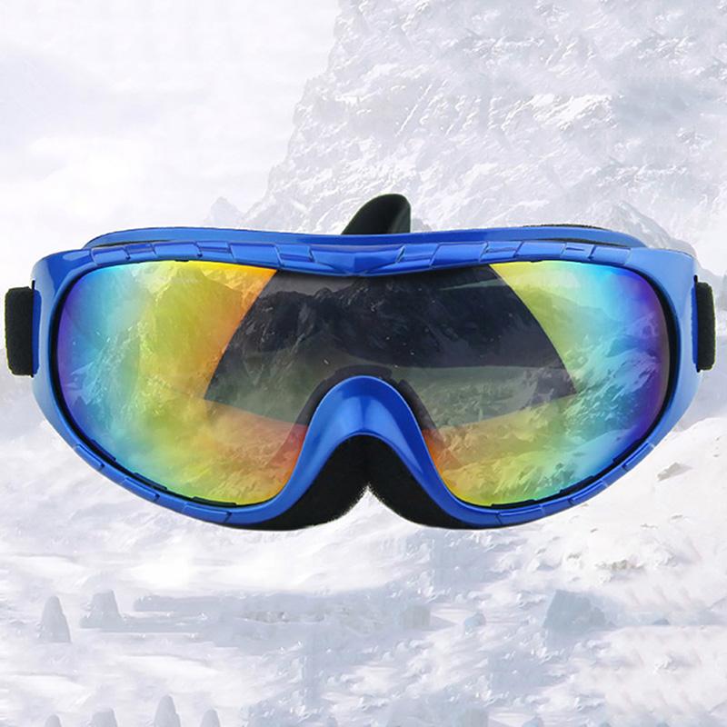 Ski Goggles, Double Layer Skate Glasses for Kids Boys Girls with UV Protection, Wind Resistance, Anti-Fogging & Anti-Glare Lenses
