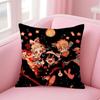 anime fantasy JJibaku SShounen HHanako Cushion Cover Pillow Case Soft Friendly Fabric  Concealed Zipper