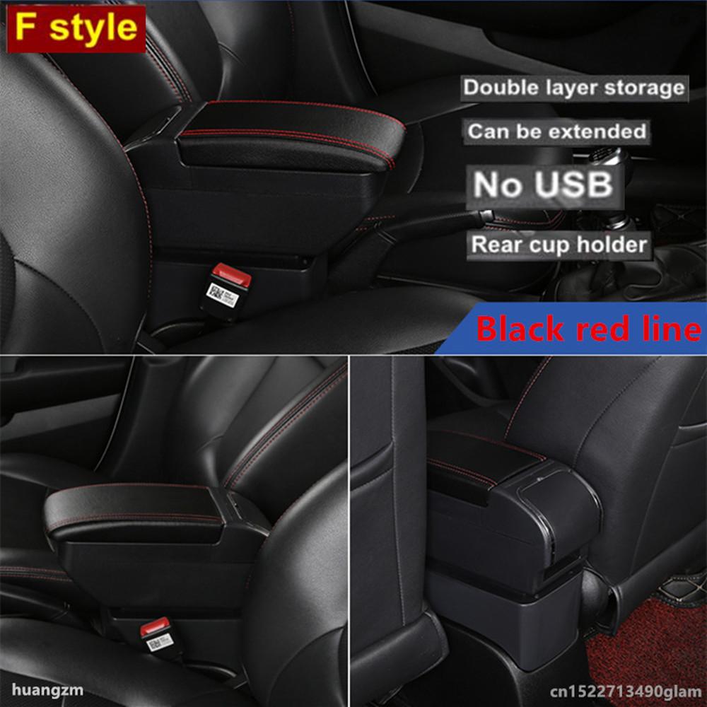 For Toyota Aygo BJ Armrest Box for Citroen C1 Peugeot 107 Armrest Box Store Box Cup Holder Dedicated Retrofit Car Accessories