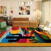 Modern Abstract Style Decorative Rug for Living Room Big Size Soft Art Bedroom Decoration Carpet Easy Cleaning Sofa Table Mat