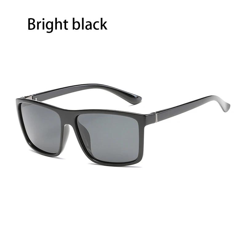 Роскошные квадратные винтажные поляризационные солнцезащитные очки для мужчин и женщин, модные антибликовые солнцезащитные очки для путешествий, мужские очки UV400