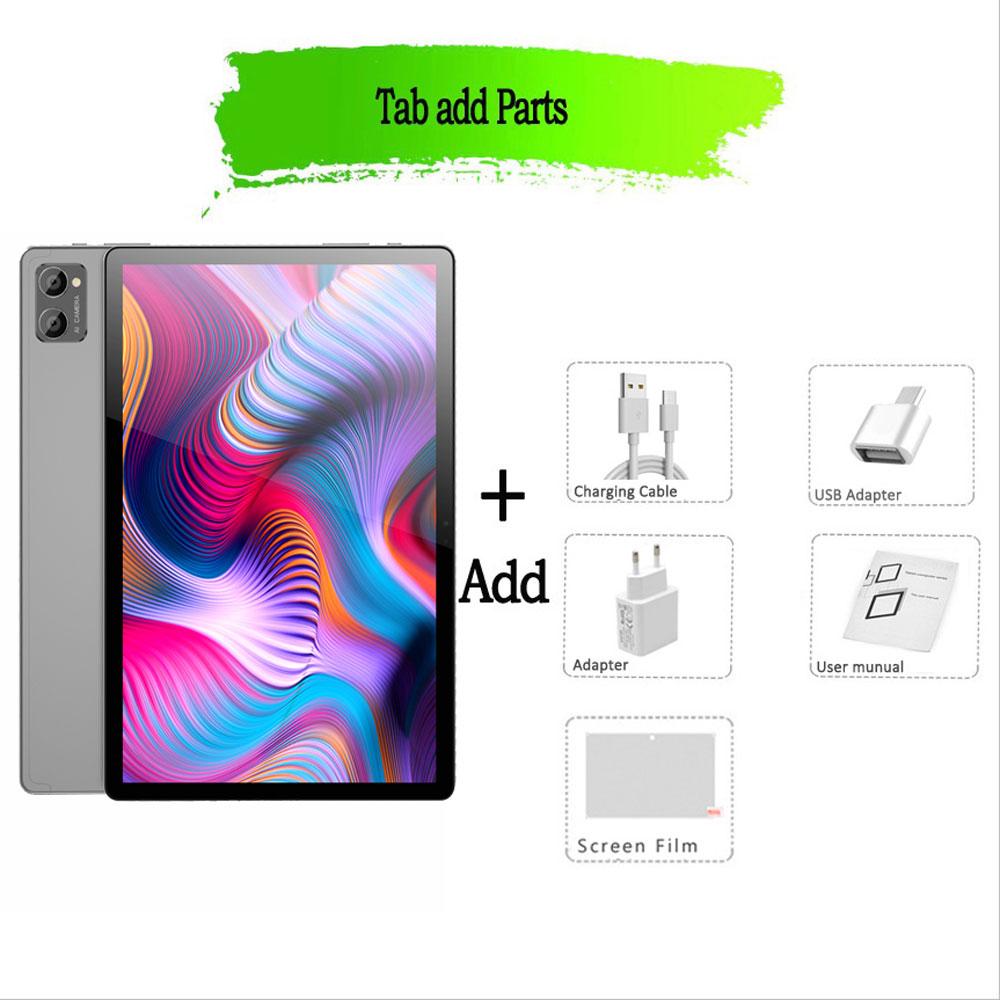 BDF Планшет Y7 10,1 дюйма Android 13 8 ГБ ОЗУ 256 ГБ ПЗУ Сеть 4G Сеть 3G 4G Lte для SIM-карты 8000 мАч